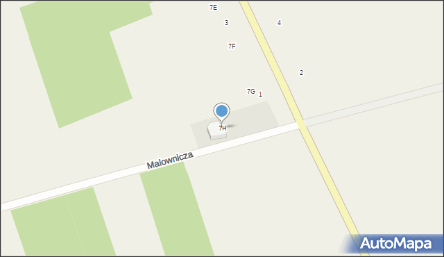 Podgórze, Łomżyńska, 7H, mapa Podgórze