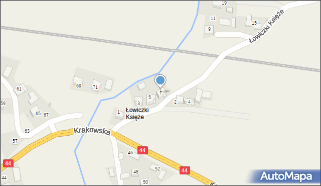 Przeciszów, Łowiczki Księże, 7, mapa Przeciszów