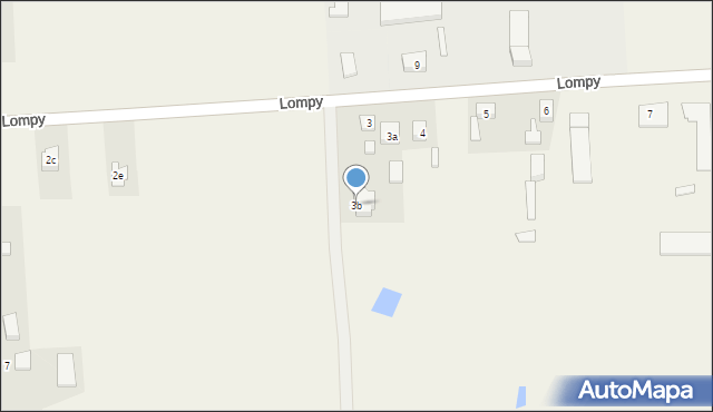 Psary, Lompy Józefa, 3b, mapa Psary