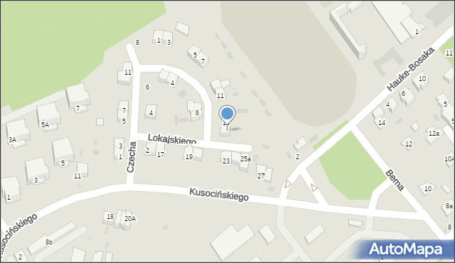 Puławy, Lokajskiego Eugeniusza, 15, mapa Puław