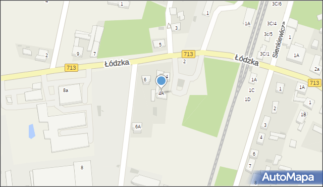 Rokiciny-Kolonia, Łódzka, 4A, mapa Rokiciny-Kolonia