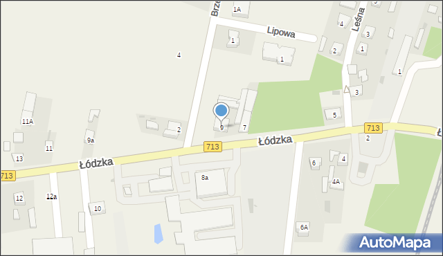 Rokiciny-Kolonia, Łódzka, 9, mapa Rokiciny-Kolonia