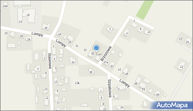 Rusinowice, Lompy Józefa, 37, mapa Rusinowice