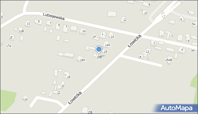 Sochaczew, Łowicka, 16B, mapa Sochaczew