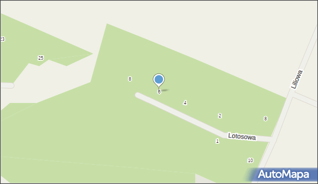 Sopieszyno, Lotosowa, 6, mapa Sopieszyno