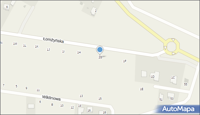 Stare Kupiski, Łomżyńska, 1G, mapa Stare Kupiski