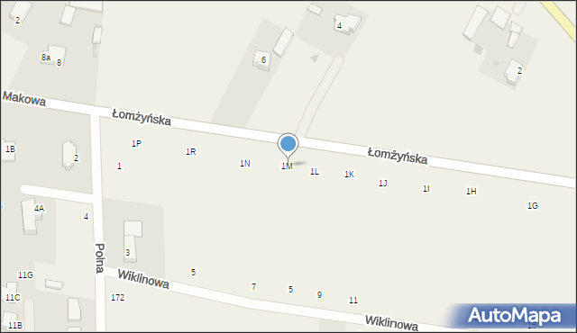 Stare Kupiski, Łomżyńska, 1o, mapa Stare Kupiski