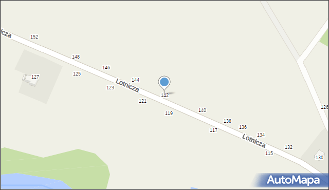 Szymanów, Lotnicza, 142, mapa Szymanów