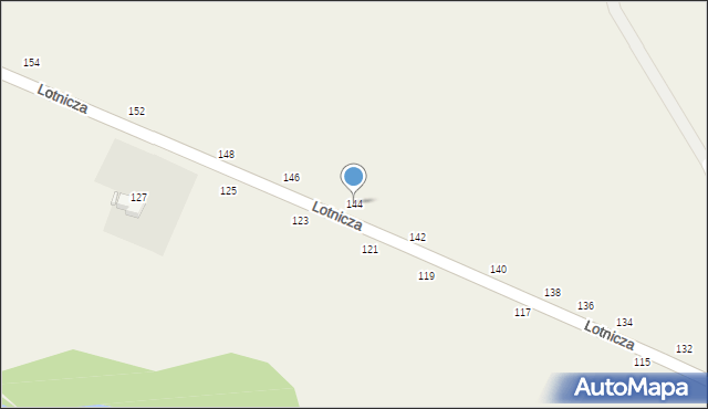 Szymanów, Lotnicza, 144, mapa Szymanów