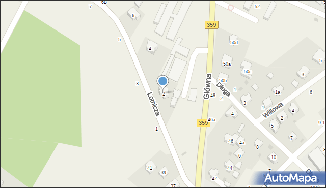 Szymanów, Lotnicza, 2, mapa Szymanów