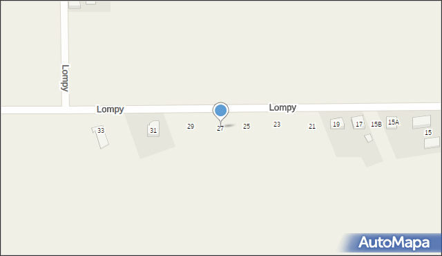 Wędzina, Lompy Józefa, 27, mapa Wędzina