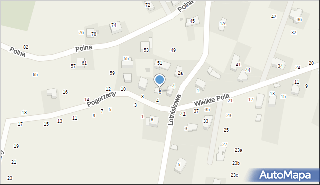 Zabierzów, Lotniskowa, 6, mapa Zabierzów