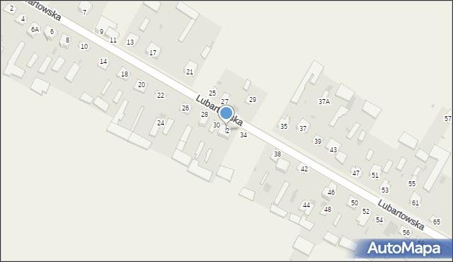 Abramów, Lubartowska, 32, mapa Abramów