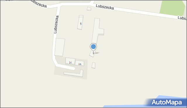 Babienica, Lubszecka, 7, mapa Babienica