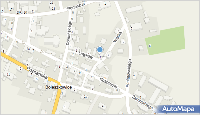 Boleszkowice, Lutyków, 4, mapa Boleszkowice