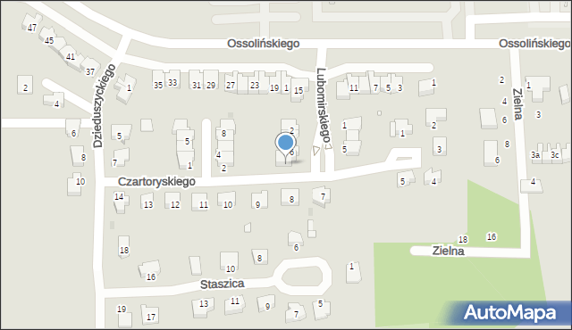 Brzeg Dolny, Lubomirskiego Henryka, 8, mapa Brzeg Dolny