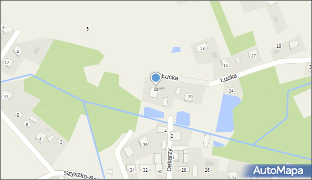 Bucze, Łucka, 18, mapa Bucze