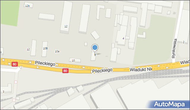 Bydgoszcz, Ludwikowo, 8, mapa Bydgoszczy