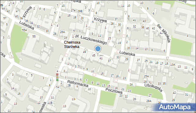 Chełm, Lubelska, 43, mapa Chełma