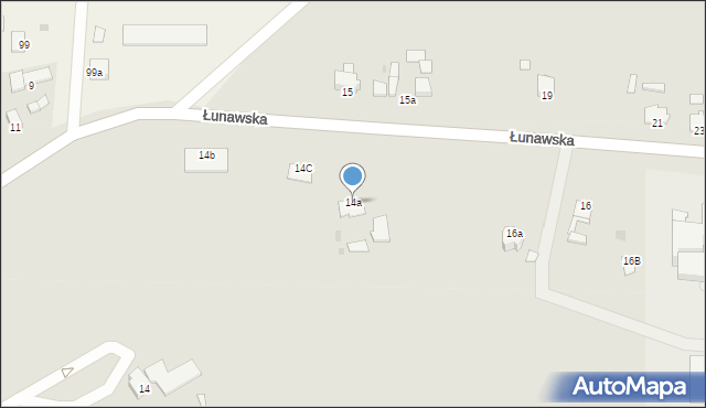 Chełmno, Łunawska, 14a, mapa Chełmno