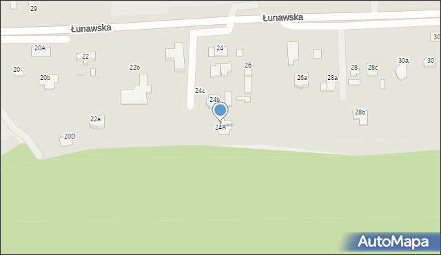 Chełmno, Łunawska, 24A, mapa Chełmno