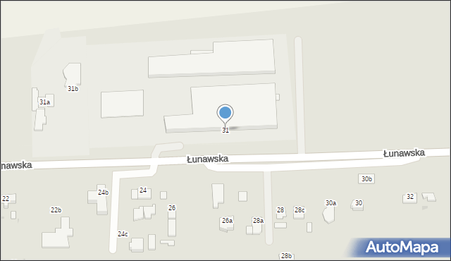 Chełmno, Łunawska, 31, mapa Chełmno