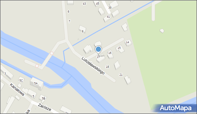 Darłowo, Lutosławskiego Witolda, 17, mapa Darłowo