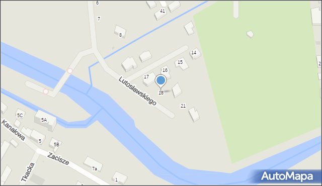 Darłowo, Lutosławskiego Witolda, 18, mapa Darłowo