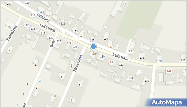 Deszczno, Lubuska, 128, mapa Deszczno