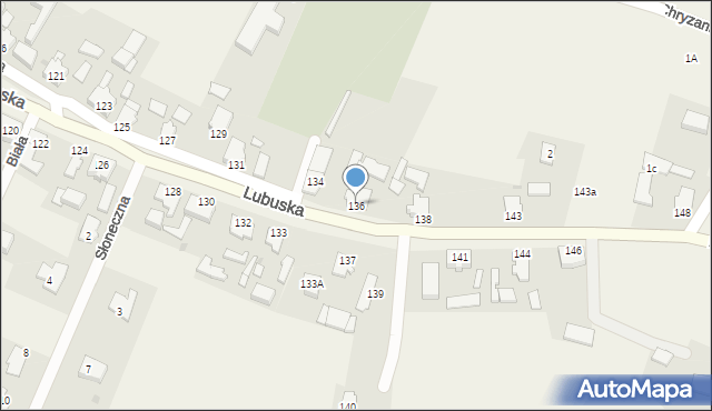 Deszczno, Lubuska, 136, mapa Deszczno
