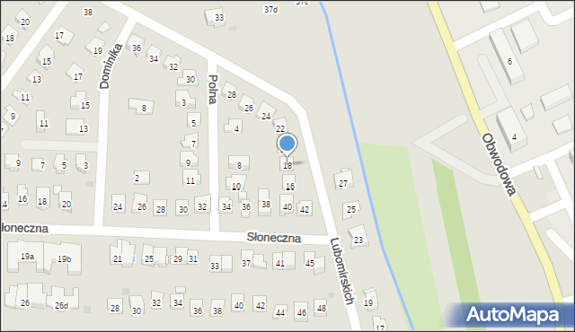 Dobczyce, Lubomirskich, 18, mapa Dobczyce