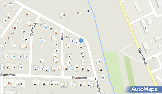 Dobczyce, Lubomirskich, 22, mapa Dobczyce