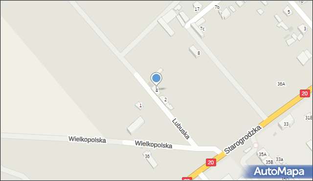 Drawsko Pomorskie, Lubuska, 4, mapa Drawsko Pomorskie