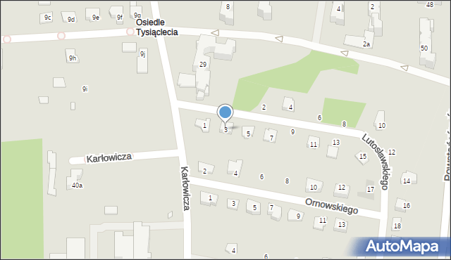 Głuchołazy, Lutosławskiego Witolda, 3, mapa Głuchołazy