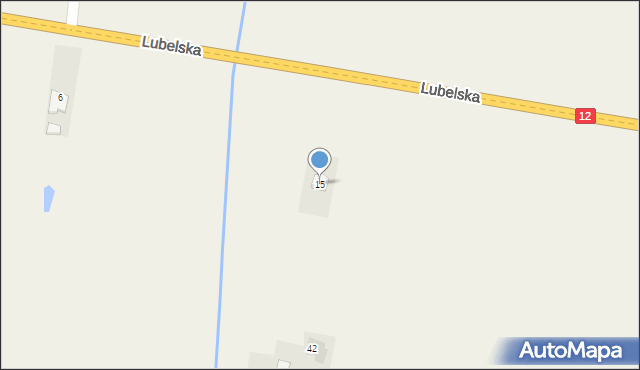 Gózd, Lubelska, 15, mapa Gózd