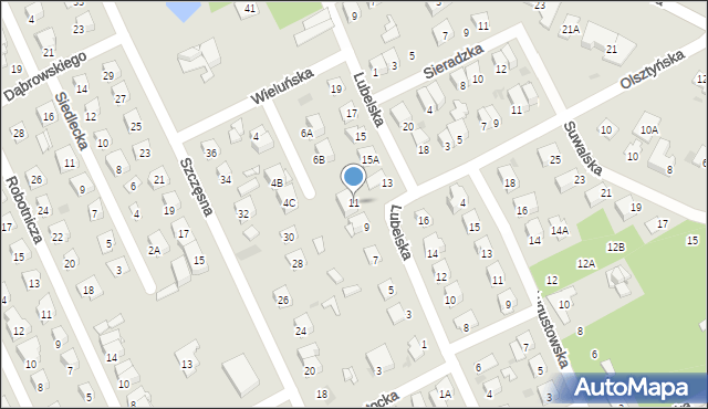 Grodzisk Mazowiecki, Lubelska, 11, mapa Grodzisk Mazowiecki