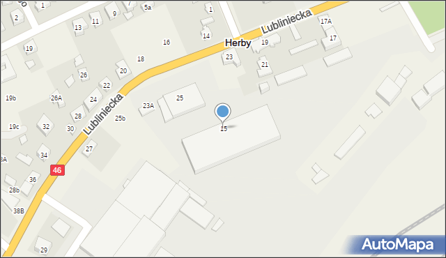 Herby, Lubliniecka, 15, mapa Herby