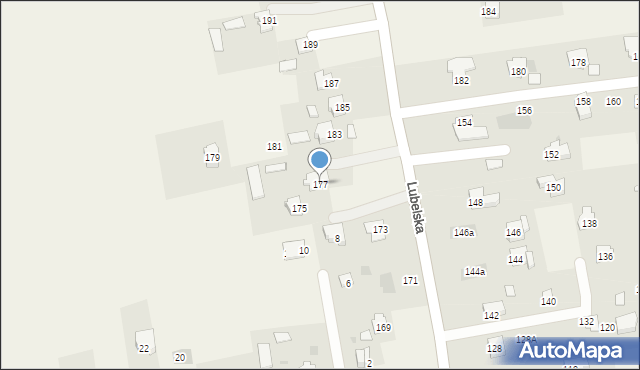 Jakubowice Konińskie, Lubelska, 177, mapa Jakubowice Konińskie