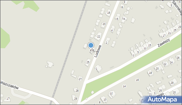 Jastrowie, Ludowa, 23b, mapa Jastrowie