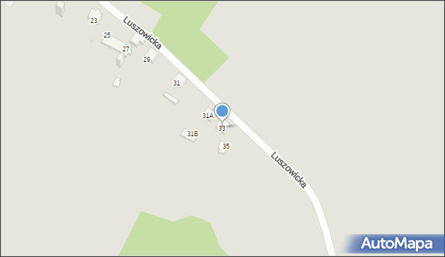 Jaworzno, Luszowicka, 33, mapa Jaworzno