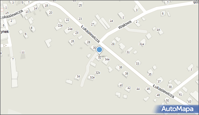 Jedlicze, Łukasiewicza Ignacego, 32, mapa Jedlicze