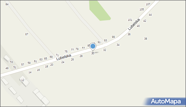 Karczmiska Drugie, Lubelska, 30, mapa Karczmiska Drugie