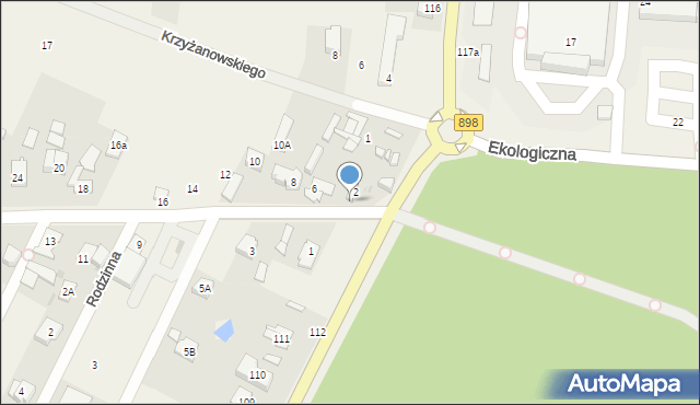 Klaudyn, Lutosławskiego Witolda, 4, mapa Klaudyn