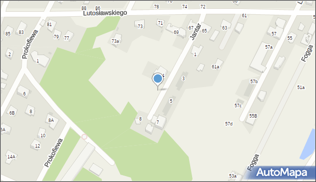 Klaudyn, Lutosławskiego Witolda, 67D, mapa Klaudyn