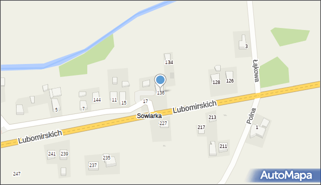 Kochanów, Lubomirskich, 136, mapa Kochanów