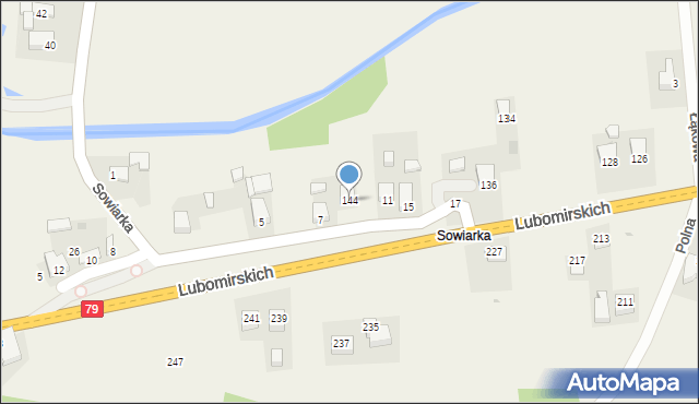 Kochanów, Lubomirskich, 144, mapa Kochanów