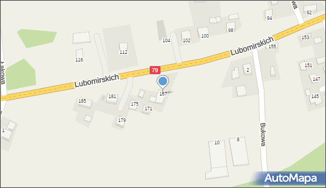 Kochanów, Lubomirskich, 167, mapa Kochanów