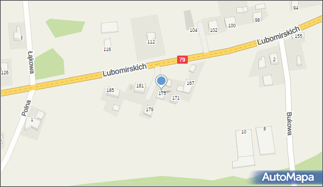Kochanów, Lubomirskich, 175, mapa Kochanów