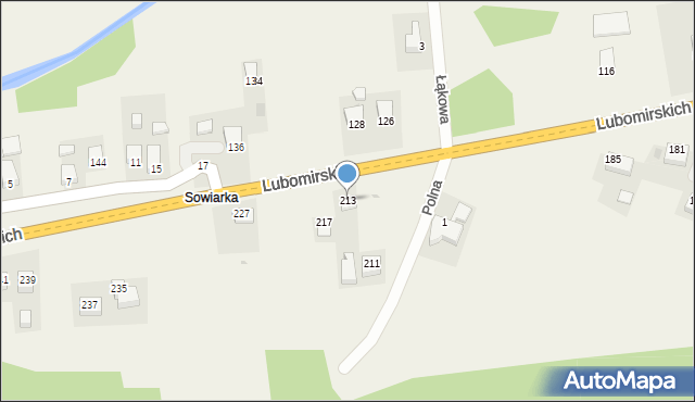 Kochanów, Lubomirskich, 213, mapa Kochanów