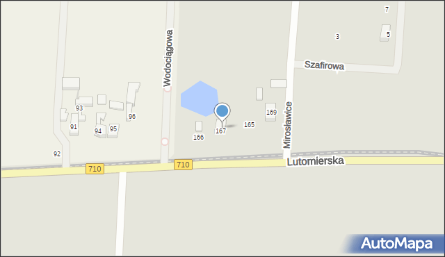 Konstantynów Łódzki, Lutomierska, 171, mapa Konstantynów Łódzki